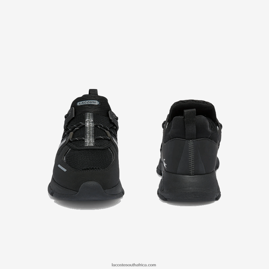Men Lacoste Black 02H L003 Textile Sneakers TJ8X401796 [TJ8X401796 ...